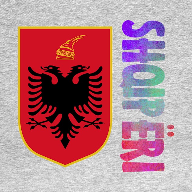 Albania (Shqiperi in Albanian) Coat of Arms Design by Naves